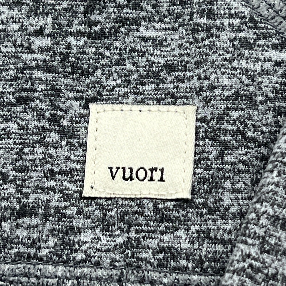 Vuori Halo Performance Hoodie Womens Medium Gray Dreamknit Full Zip Jacket VW201 - Picture 2 of 10
